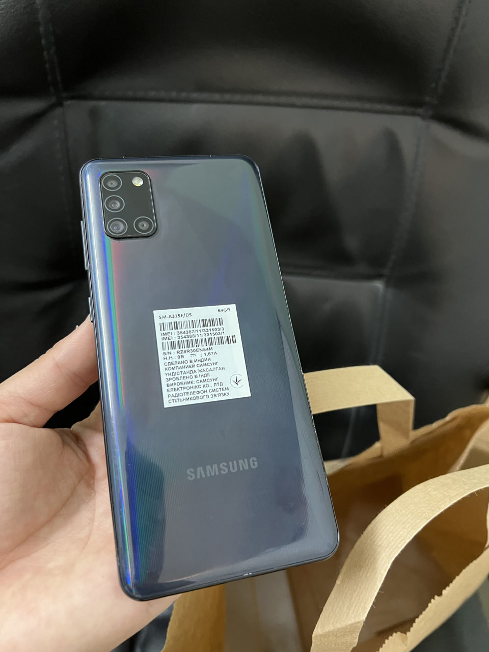 Samsung A31 4/64gb dual sim