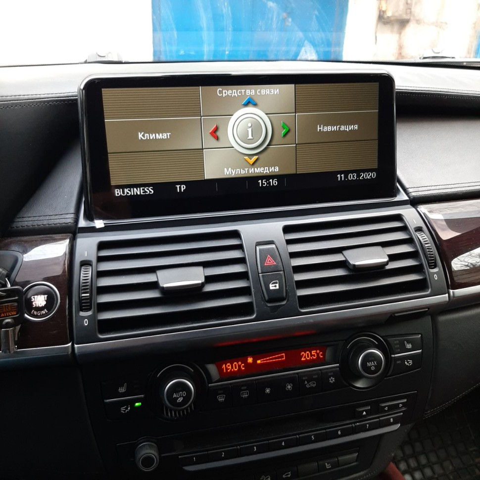 BMW - замена штатных мониторов и приборные панели на Android фото 13