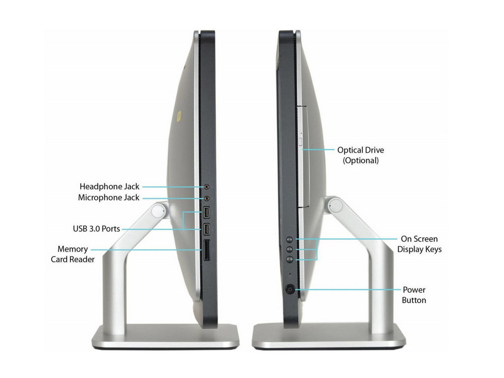 Dell 9010 All-in-One (i3-3220 / 8GB/ SSD120gb) din Germania cu licență Win 10 Pro. Garanție 2 ani foto 4