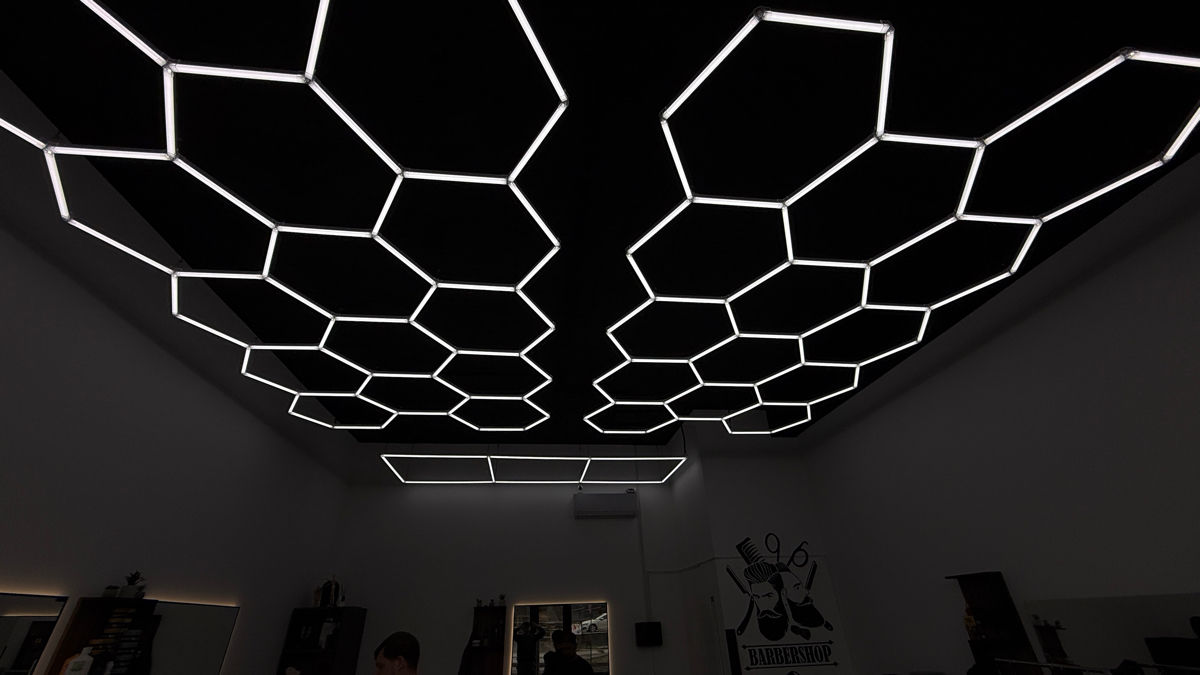 Hexagon led lights / / Lumină modularăFour Lumens foto 2
