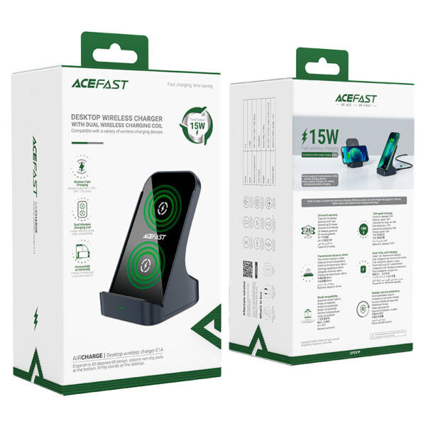 Incarcator Wireless Desktop Acefast E14 foto 7