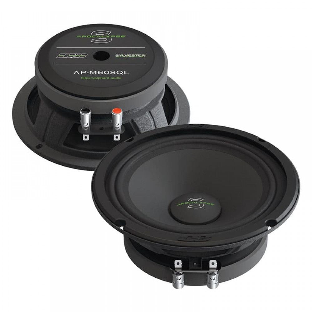 Difuzoare auto deaf bonce ap-m60sql apocalypse 6.5" 150w-300w rms midrange speakers foto 0