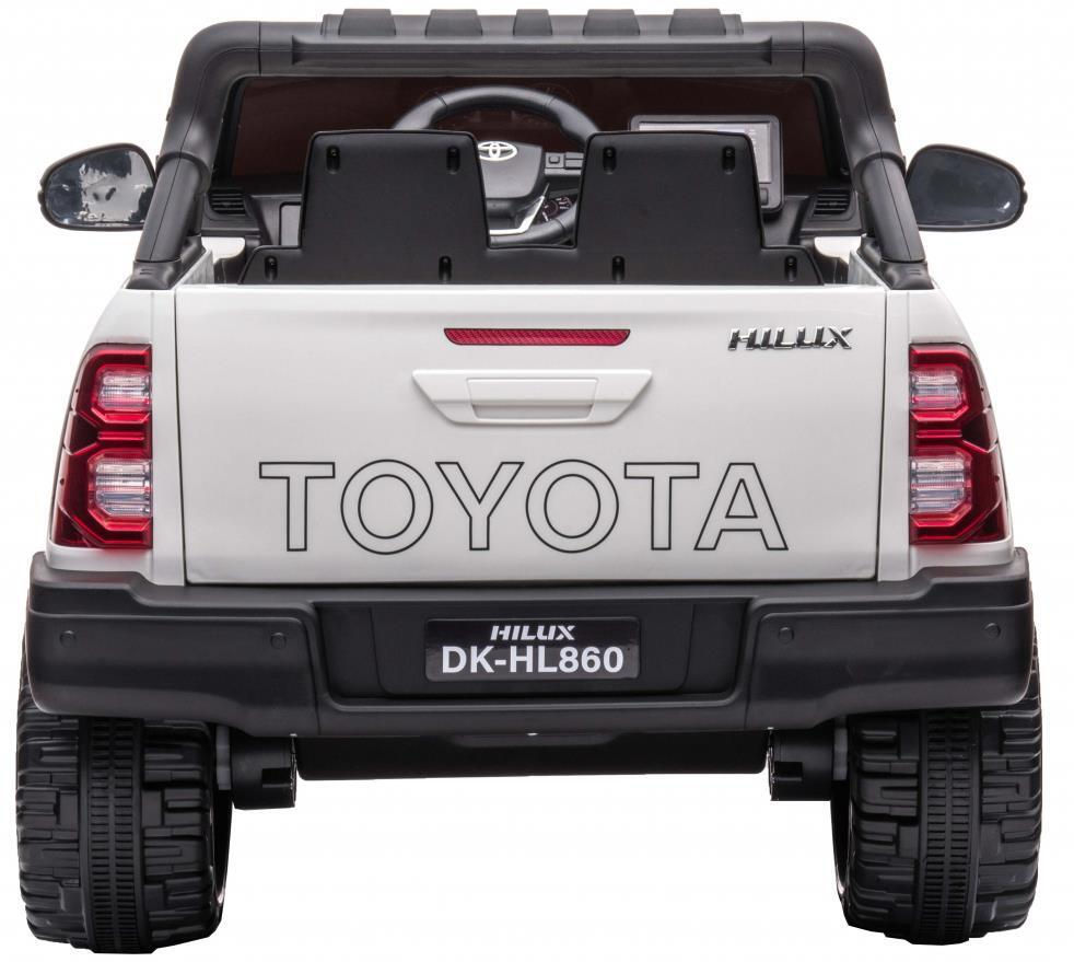 Mașină electrică pentru copii Toyota Hilux HL860 (alb/negru) / Детский электромобиль Toyota Hilux foto 12