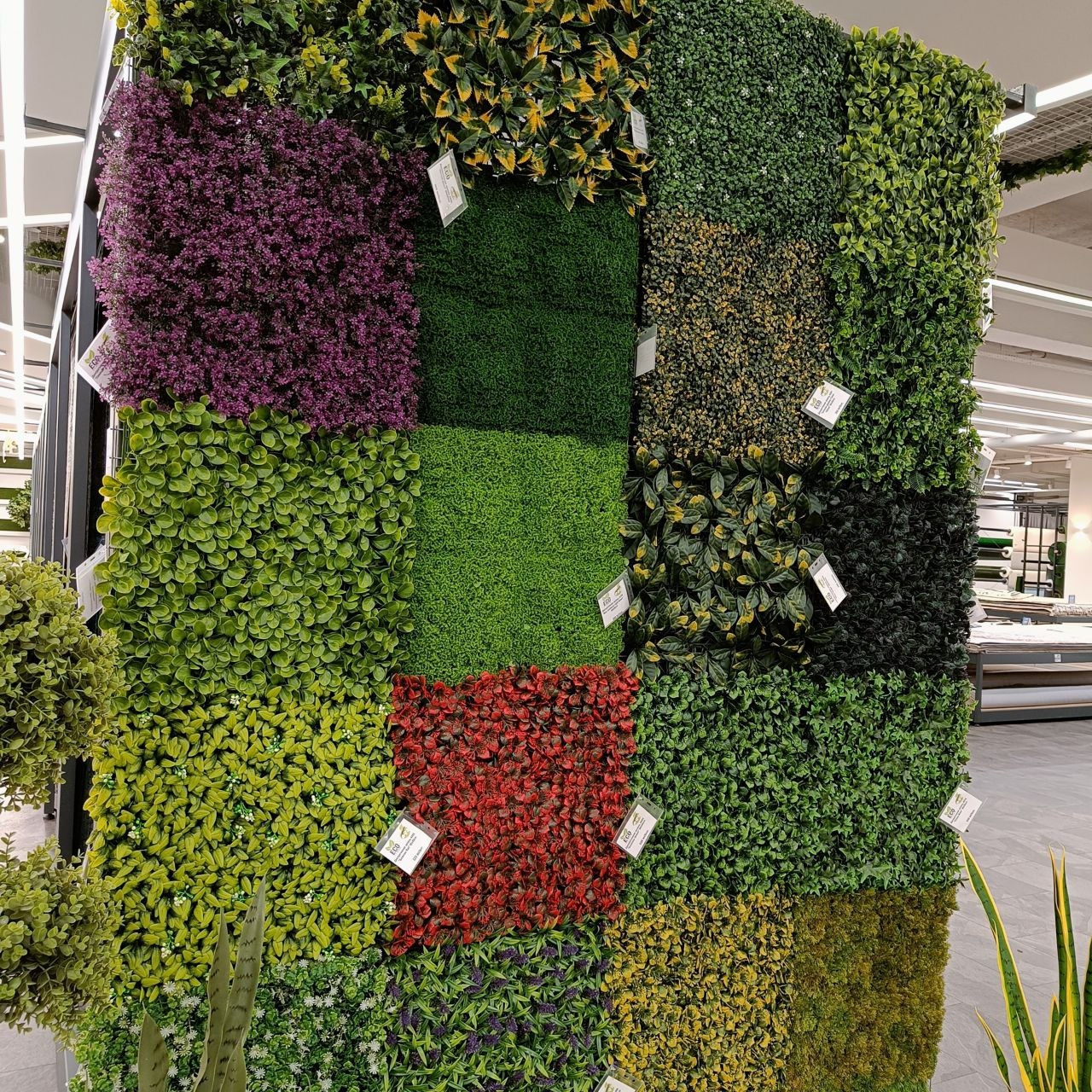 Plante decorative artificiale / Perete din plante artificiale foto 0
