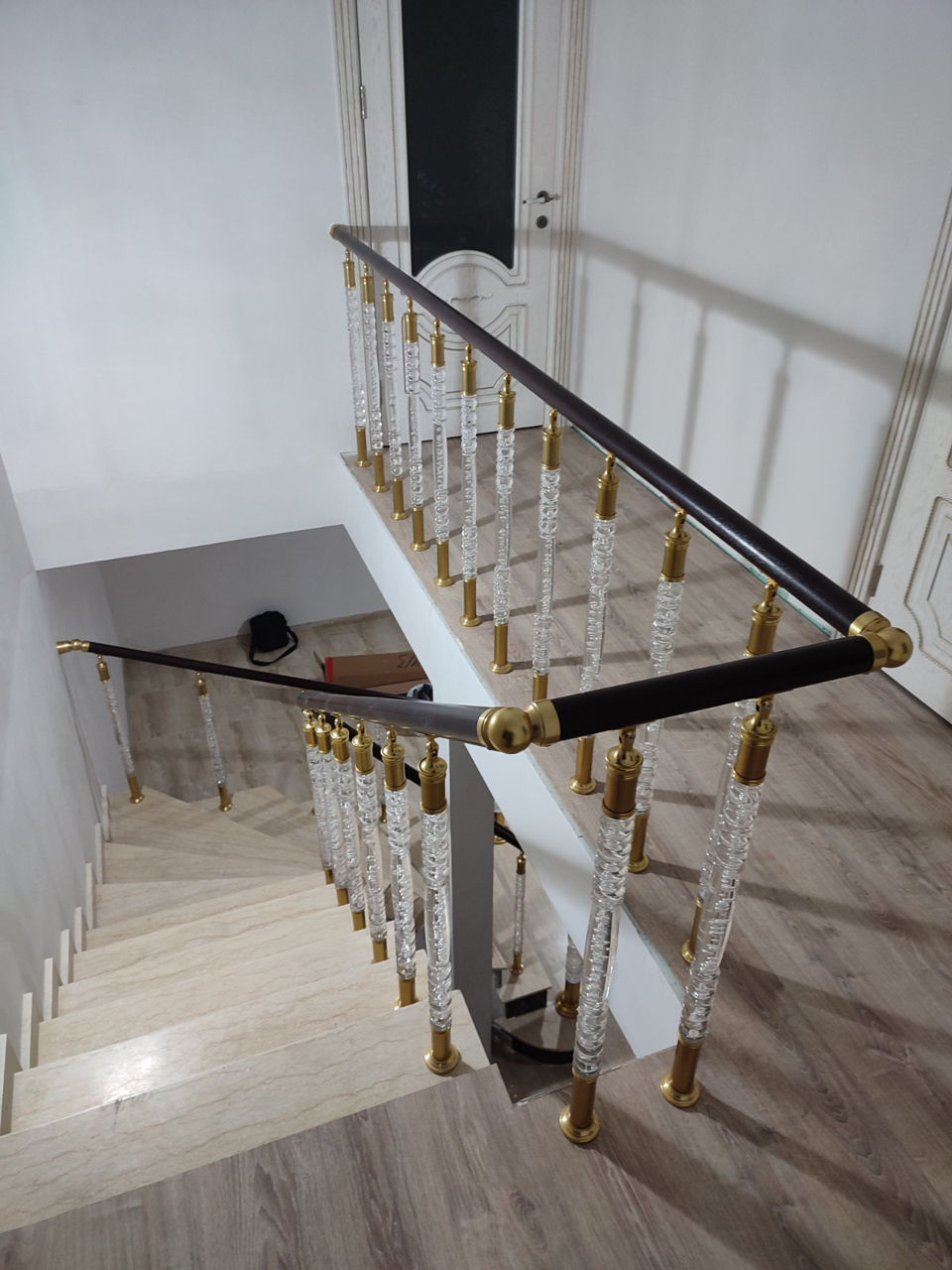 Перила из закаленного стеклa и плексигласa !!! Balustrade din sticla calita si pleksi foto 9