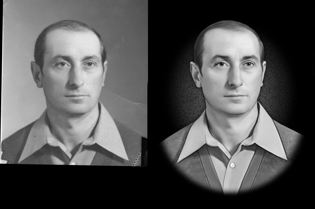 Ретушь на гранитные памятники