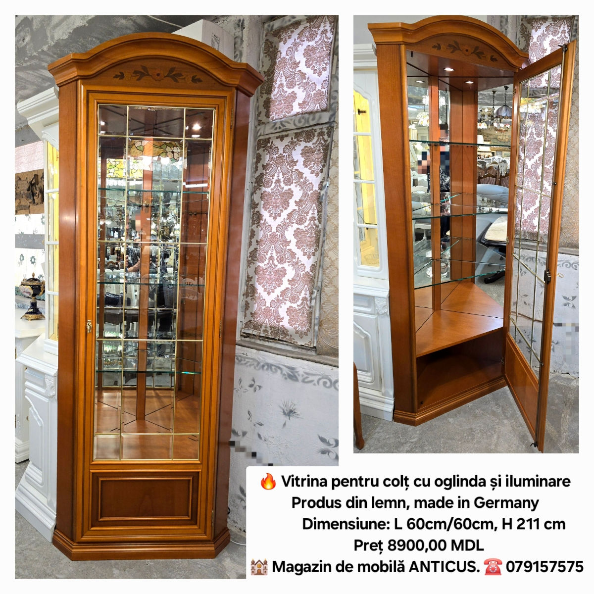 Vitrina, dulap, bufet, dresoir, comod, буфет-витрина, сервант, буфет из массива дерева , комоды фото 18