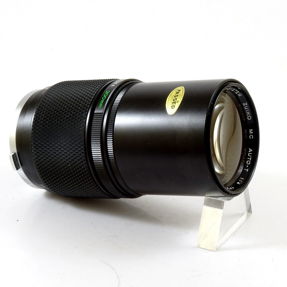 Olympus Om 200mm F4 Olympus Zuiko 200mm F4 Lens For OM 35mm Analog
