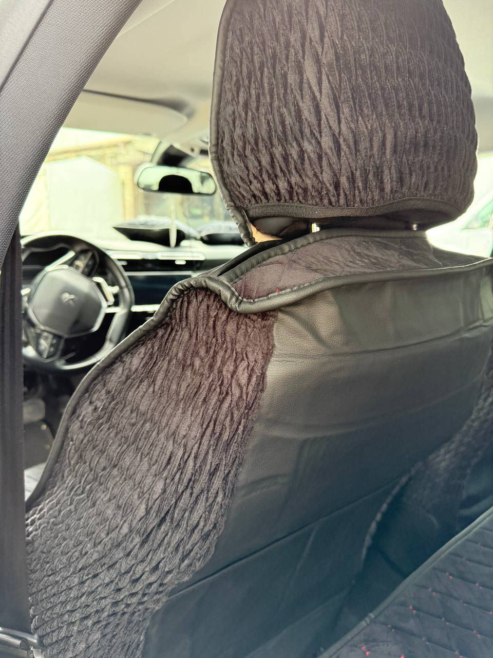 Huse auto universale din catifea foto 4