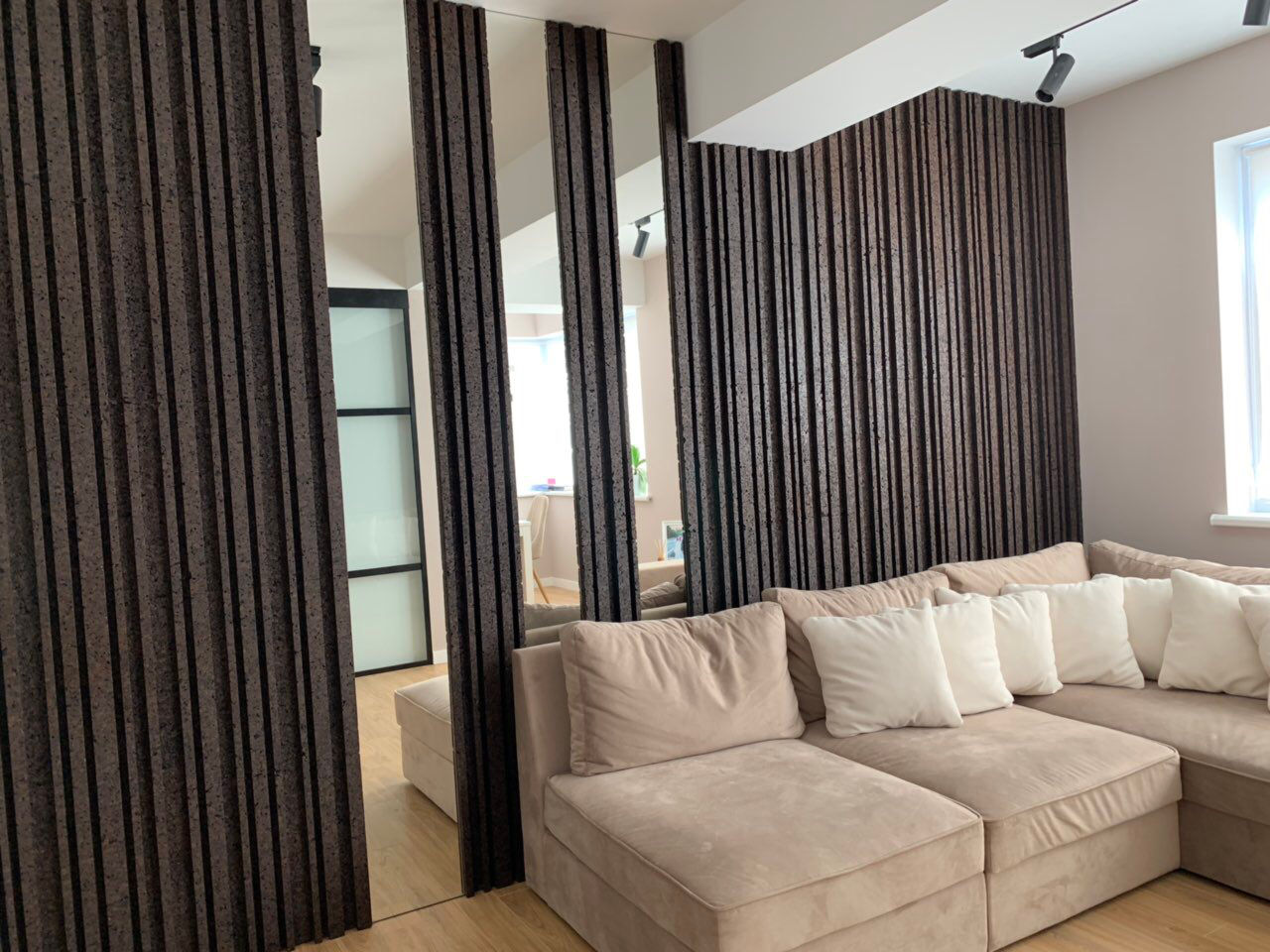 3D Plăci din plută izolare termică și fonică / 3D панели из пробки - тепло-звукоизоляция foto 1