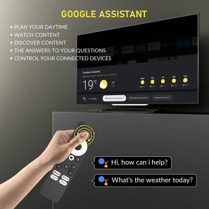 Kinhank G1 сертифицированная Android TV приставка от Google и Netflix 4K фото 2