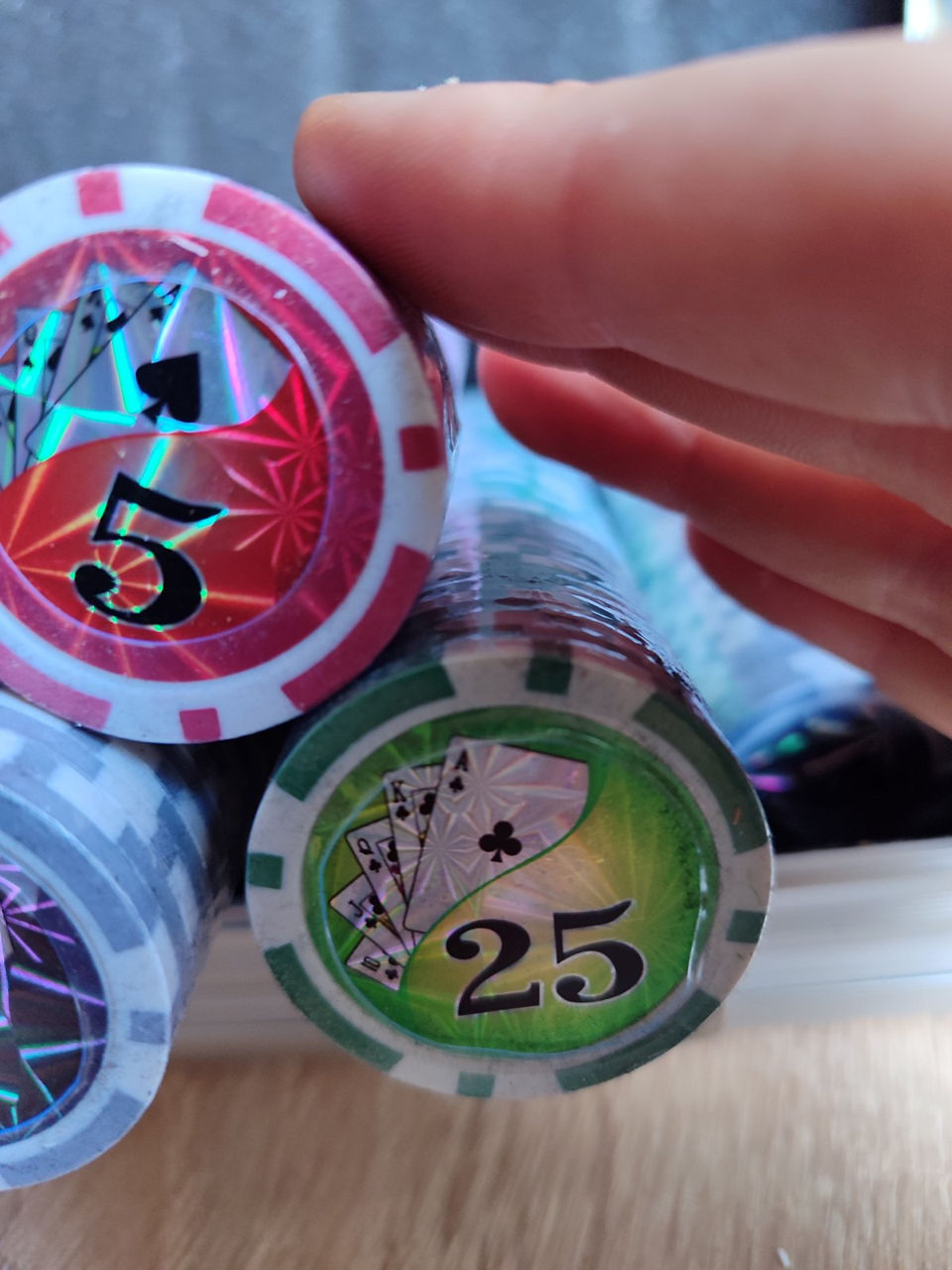 Set de poker покерный набор на 500 фишек в кейсе c номиналом фото 5