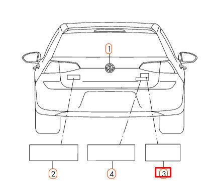 Volkswagen 5G0-853-675-AE-2ZZ ,inscriptia foto 1