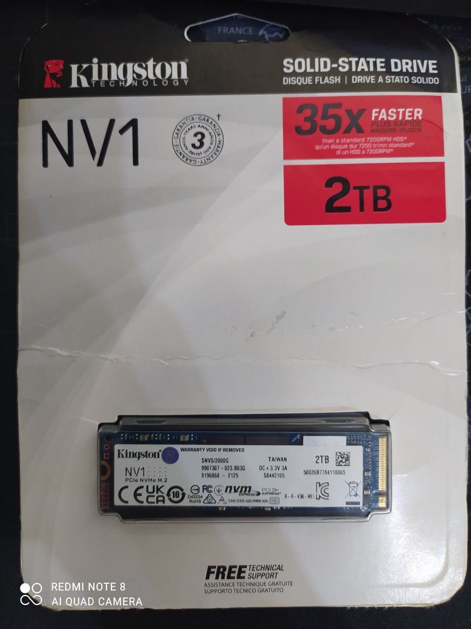 SSD 2TB M2 Kingston NV1