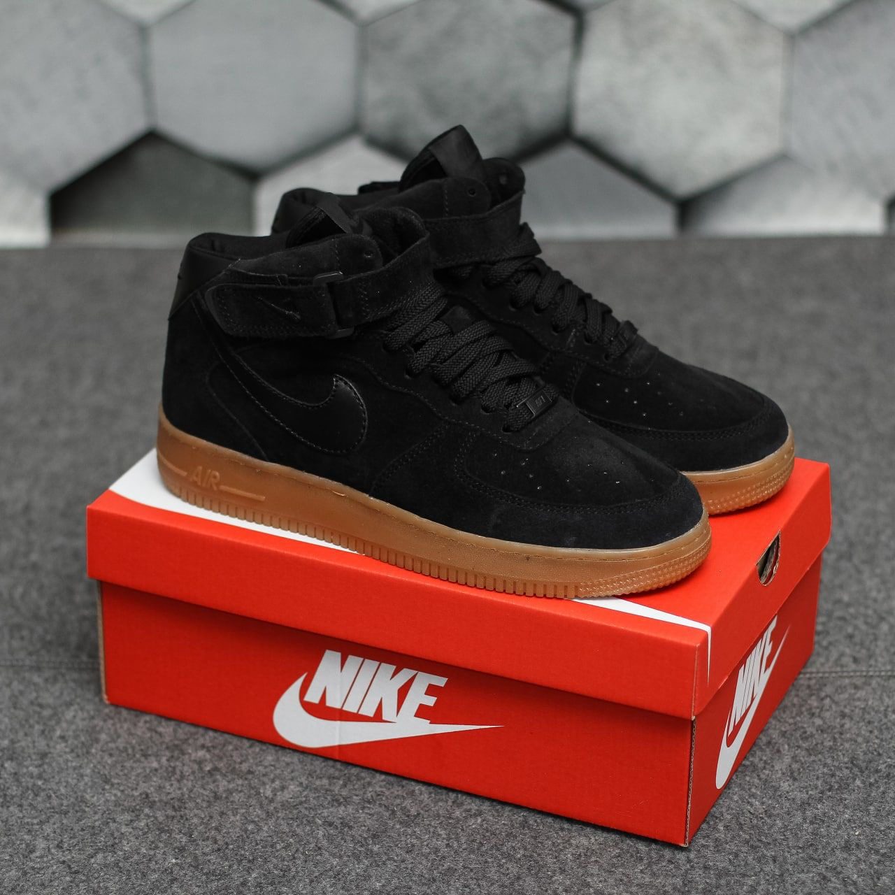 black air force 1 suede