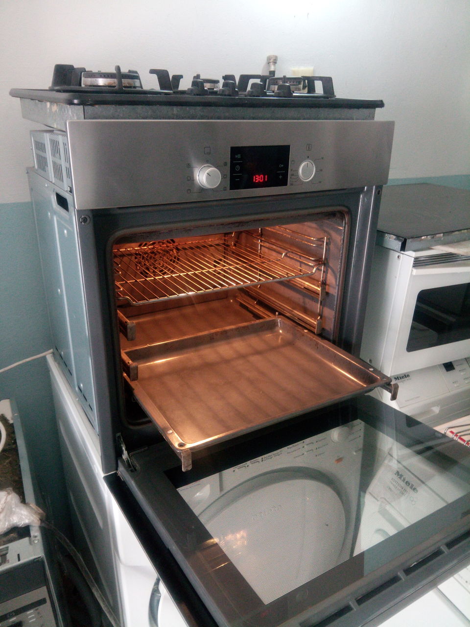 Bosch-духовка+газ панель из Германии