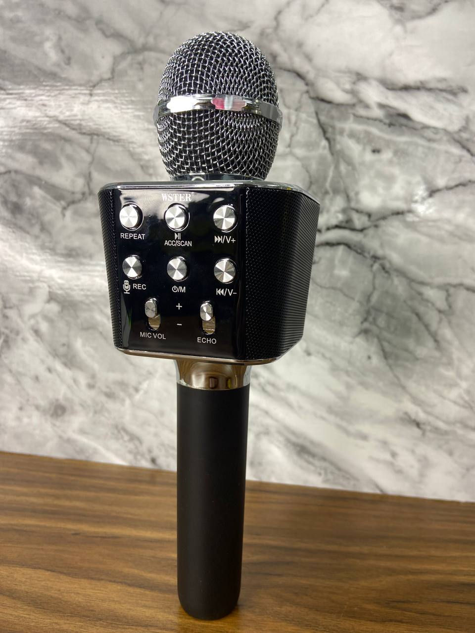 Microfon karaoke cu funcție de boxă foto 3