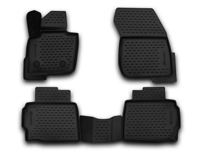 Ford Fusion, Mondeo, Lincoln MKZ, 2012-2017. Полиуретановые автомобильные коврики с бортами фото 0