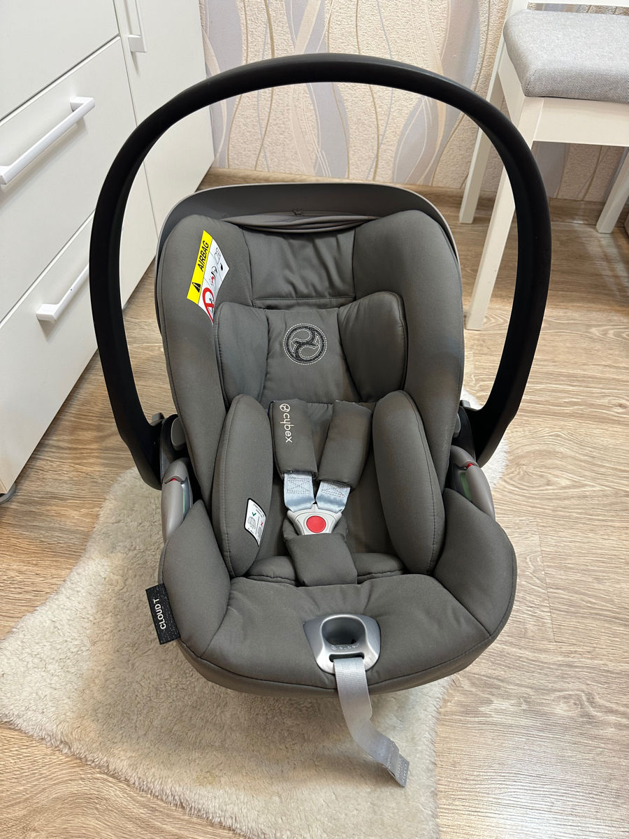 Scoică auto Cybex Cloud T i-Size - Culoare Mirage Grey foto 2