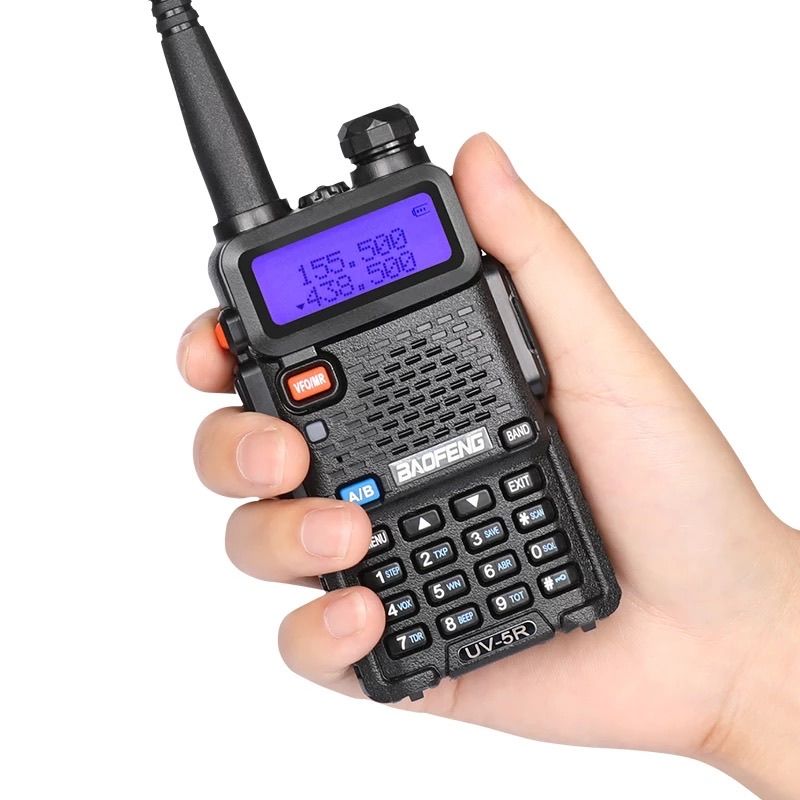 Statie Radio Walkie Talkie Baofeng UV-5R Dual Band Transceiver Inclus Casti cu microfon. (noi) foto 2