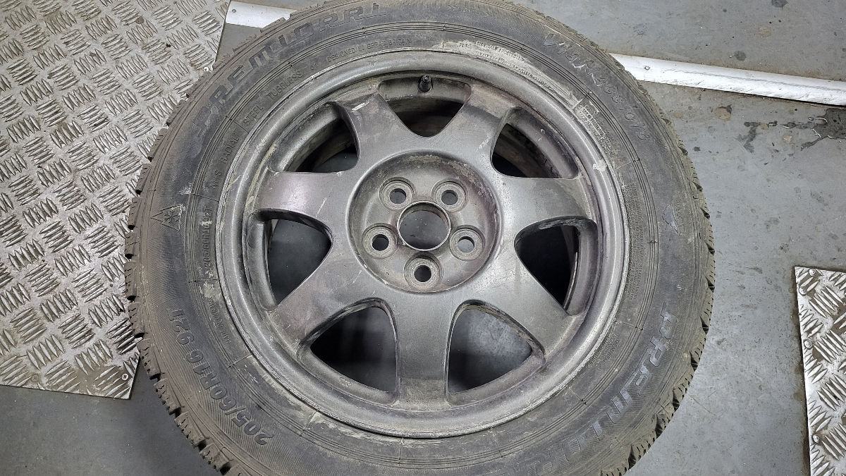R16 5x100 + 205/60 R16 Toyota 4 bucăți