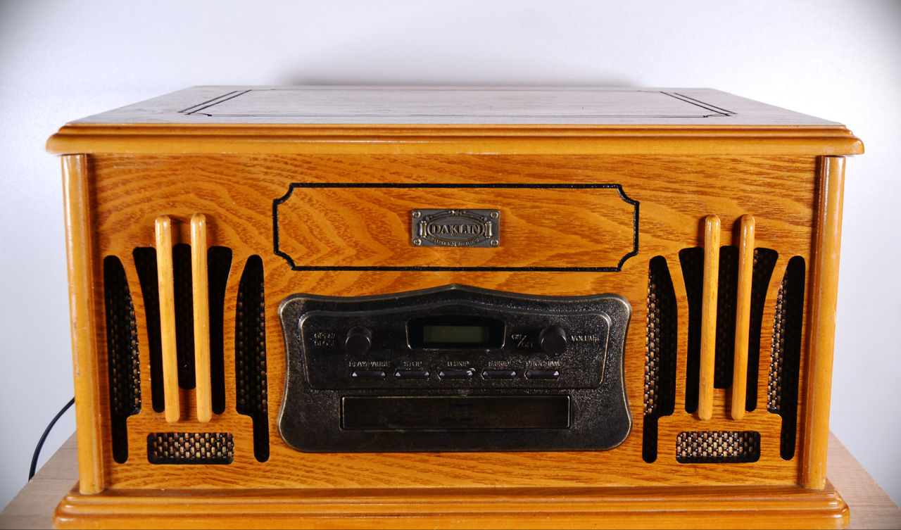 Daklin Museum Series Wooden Turntable Cd Tape Hi Fi Centre фото 3