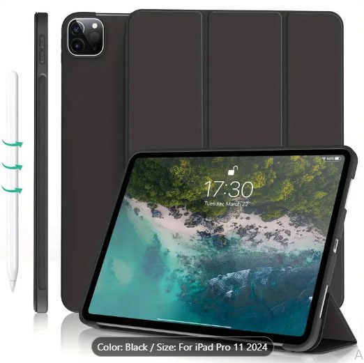 Protector ecran, huse iPad 2025-2015 Pro 12.9 11 10.5 9.7 Air Mini foto 3