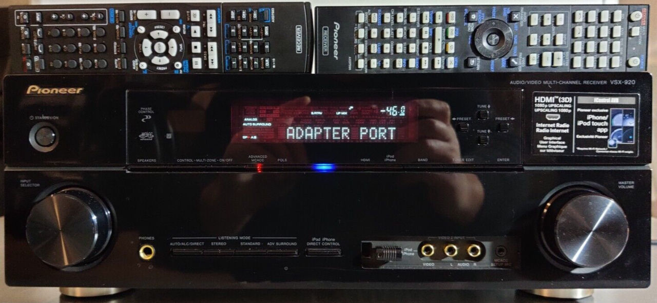 Quality Receiver Pioneer VSX-920 7x140 watt, hdmi, usb/iPod, internet radio, pure direct, zone 2 foto 5