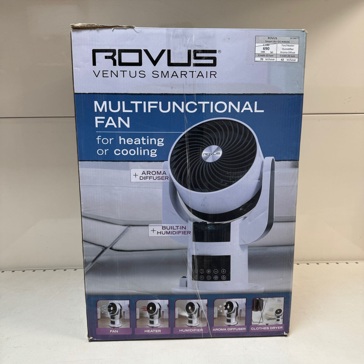 ROVUS Smart Air GS-HX026, 690 lei foto 0