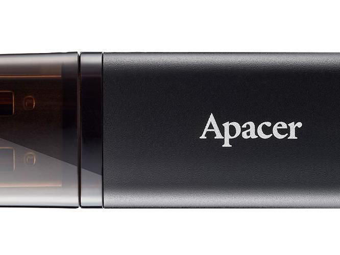 16Gb Usb3.1 Flash Drive Apacer "Ah25B", Black, Matte Metal, Classic Cap ...