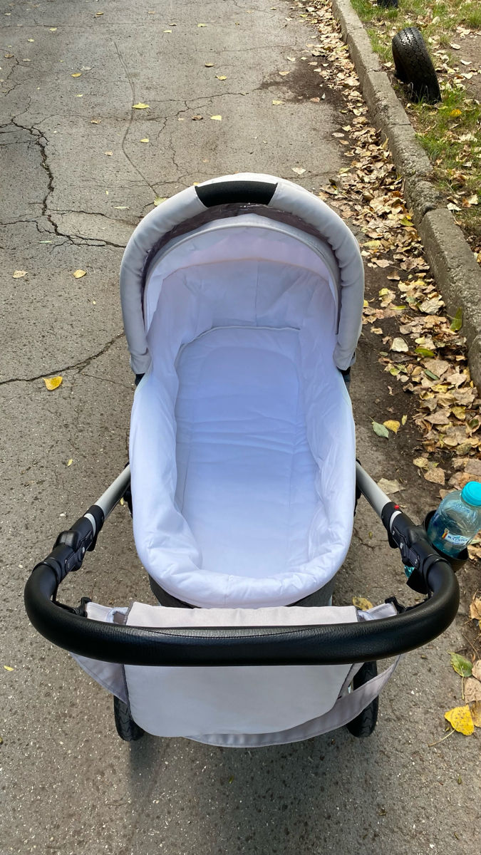 Cărucior 2in1 Mikrus Plaudi în stare foarte bună foto 18