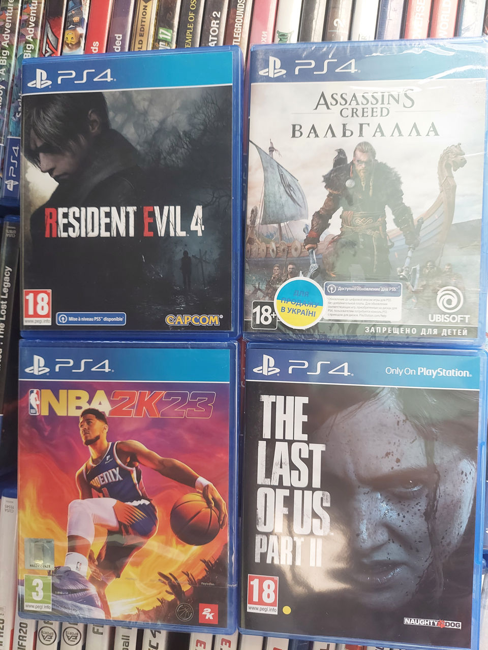 Диски Ps4 Ps5 Spiderman Nfs GT7 Mortal Kombat 1/11 Gta Fc24 Gow Cod Ps Plus  Ea Play