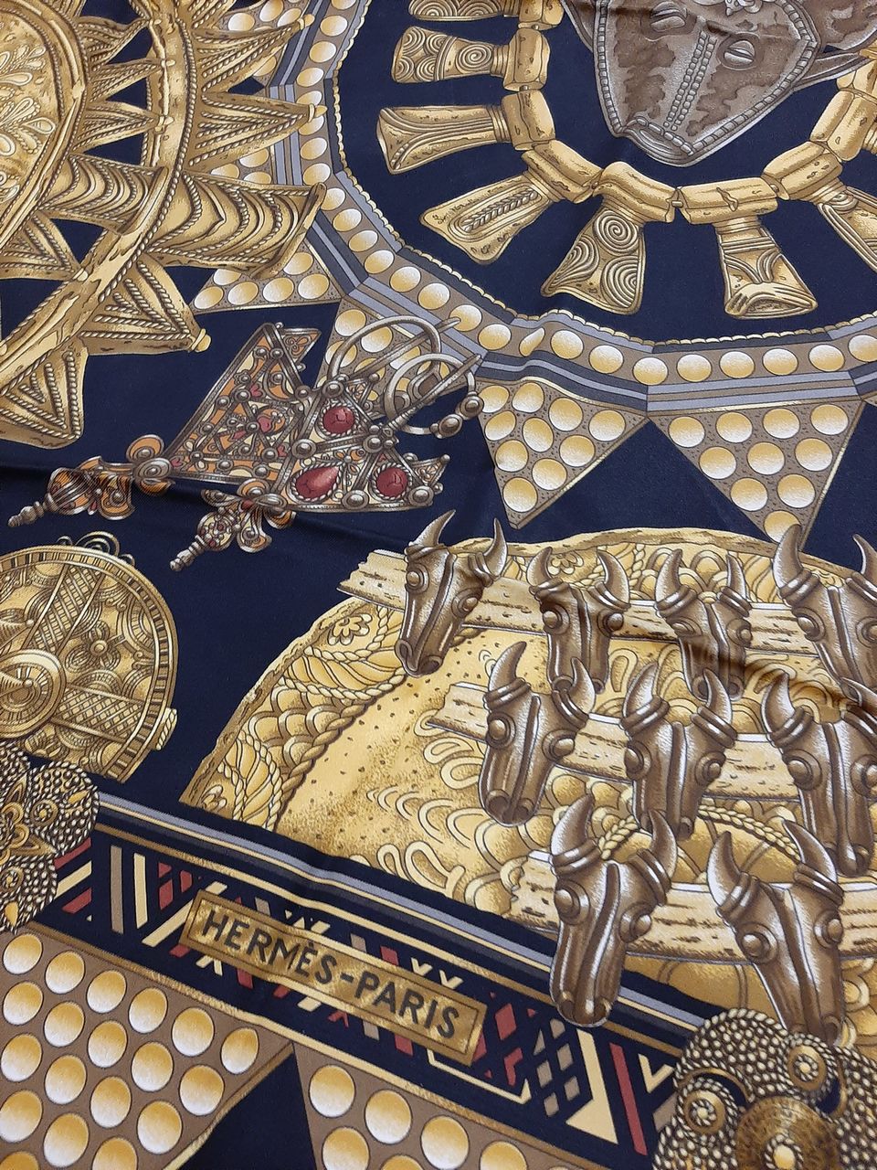 Vind fular original "Hermes L'or des chefs" foto 3