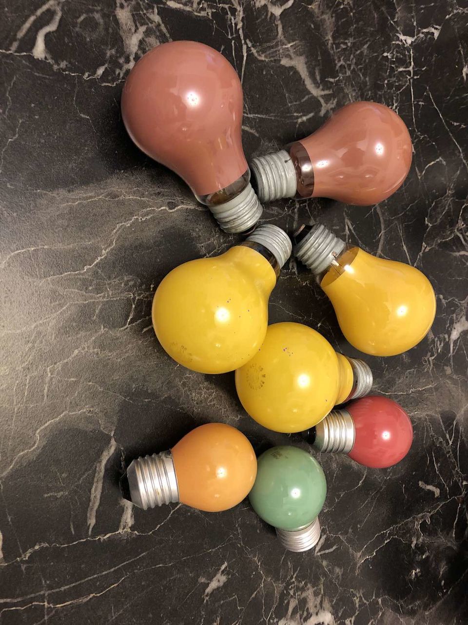 Bec incandescenta color 15W, 25W soclu E27 foto 1