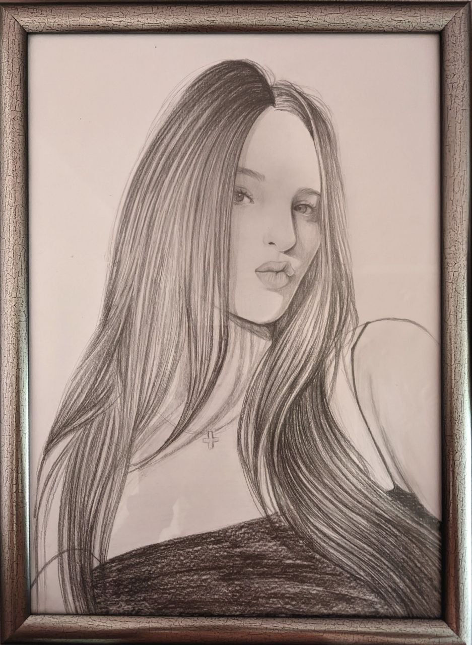 Portrete în creion simplu (grafit), orice format, cu ramă. Păstrează amintirile dragi! foto 3