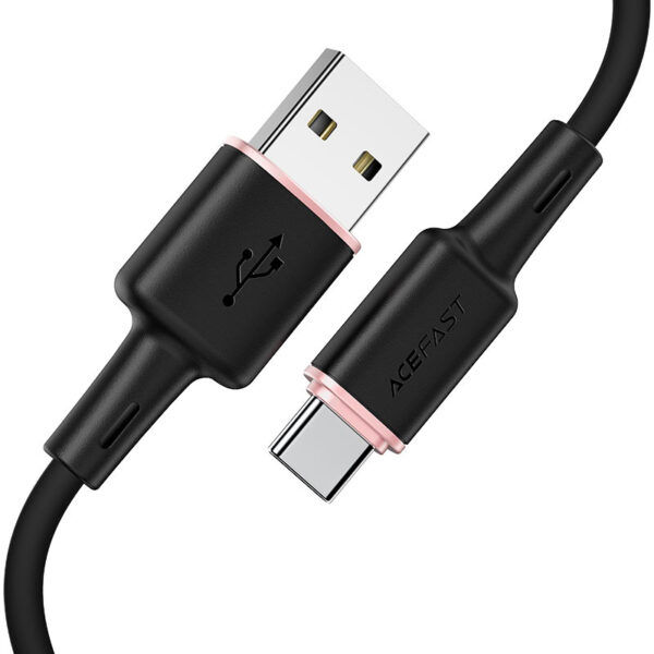 Acefast C2-04 Cablu De Date De Încărcare Din Silicon Din Aliaj De Zinc Usb-a La Usb-c foto 0