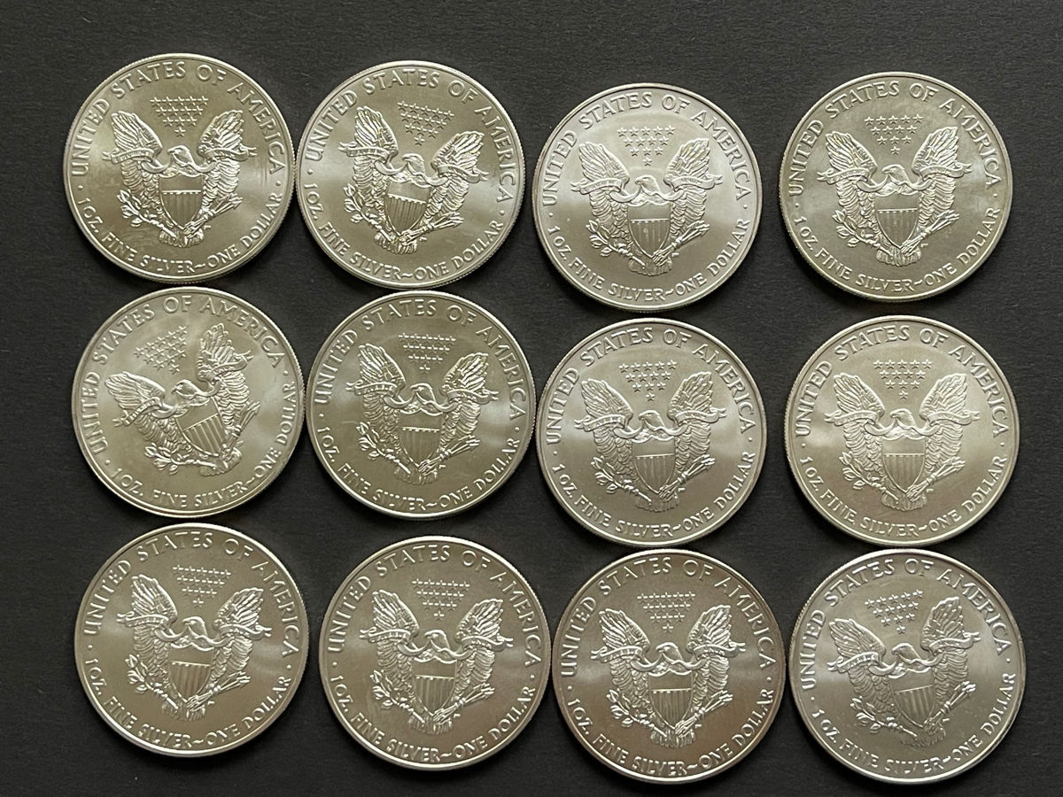 Серебряные и золотые монеты 999 1OZ унция серебра Слитки Инвестиция Silver Gold Oro Aur Monede фото 5