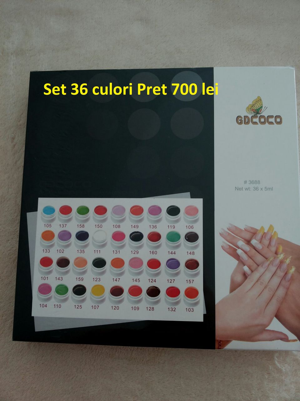 Cadou De Paste Cosmetica Profesionala Pensule Naturale Truse De