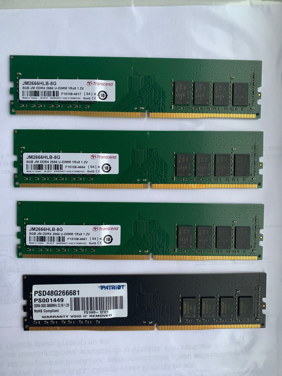 32GB Ram DDR4 2666MHz foto 0