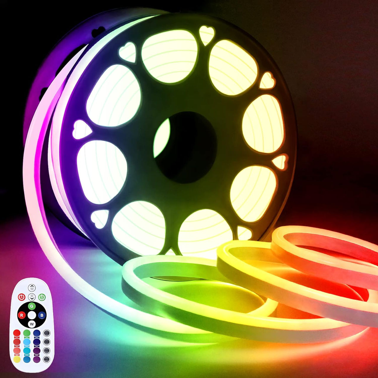 VDKK 5м  RGB светодиодная неоновая лента-AC100-240V foto 1