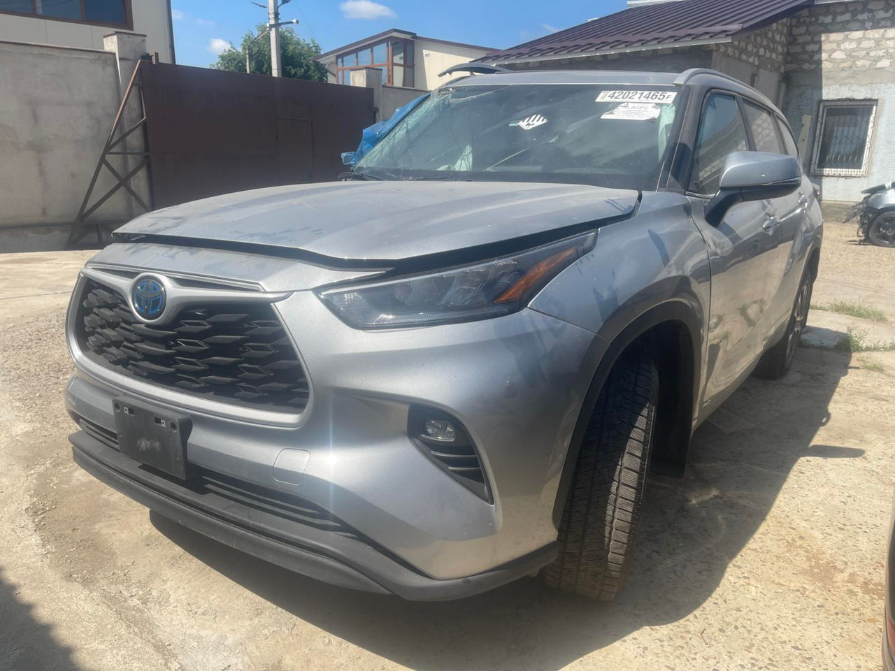 Разборка toyota highlander hybrid хайлендер 2021 2022 20223 запчасти piese razborka капот бампер foto 0