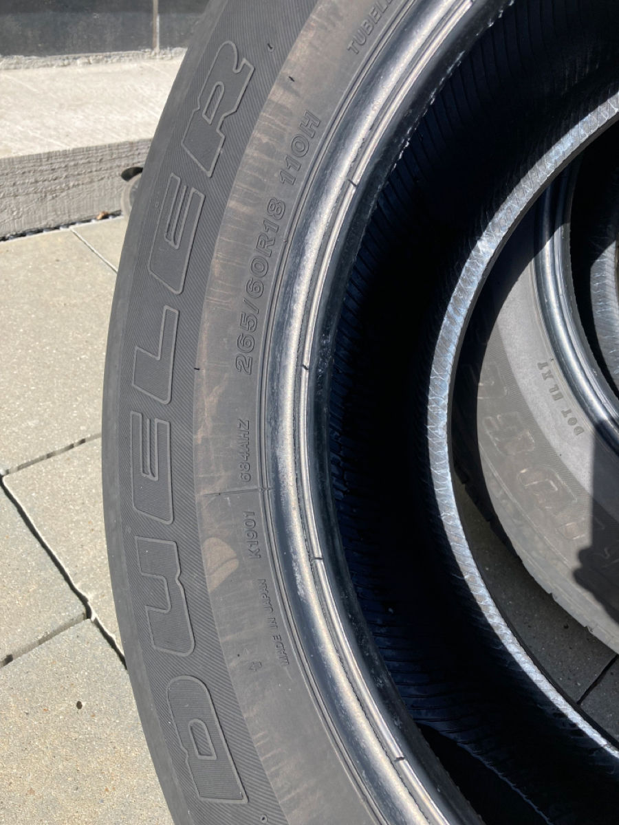 4 Anvelope Bridgestone Dueler H/T 2020 265/60/R18 foto 4