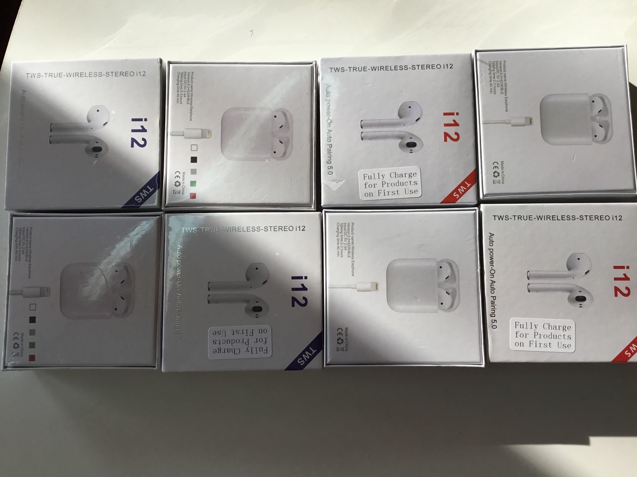 AirPods i12 белый и красный цвет новые запечатанные 100% оригинал 499 ...