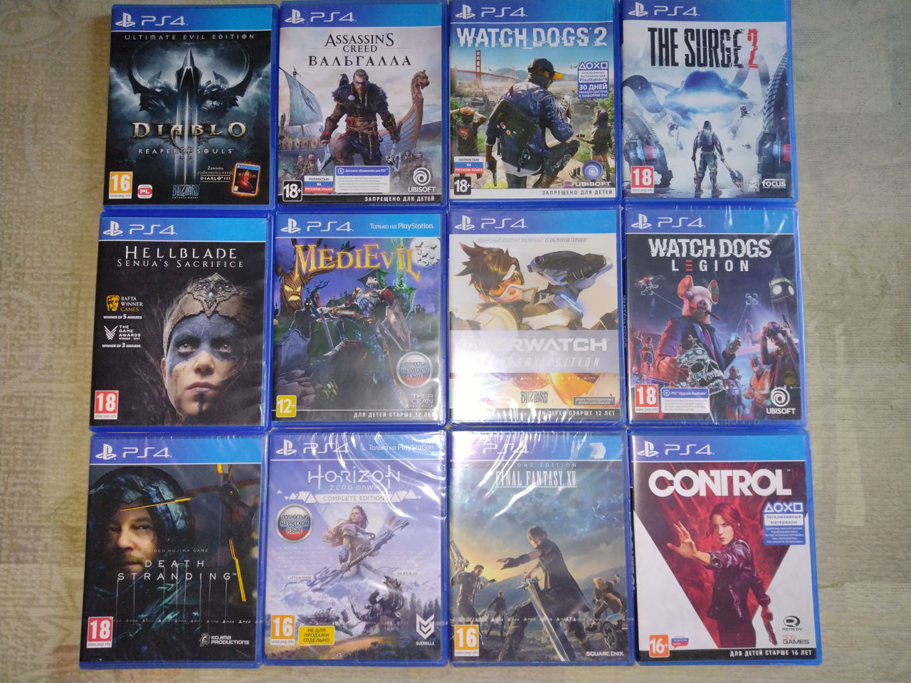 Playstation 4 игры , диски