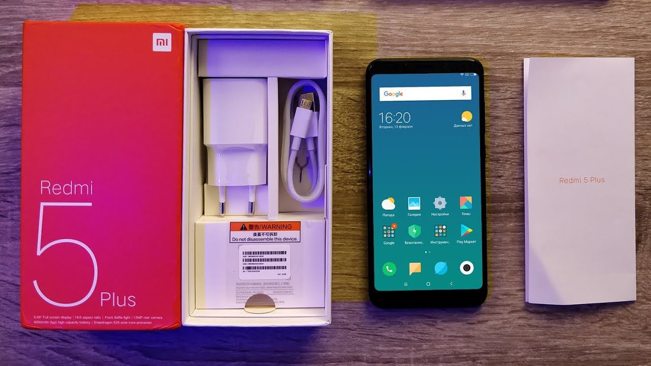 Глобальная версия Xiaomi Redmi 5 Plus Black, Gold