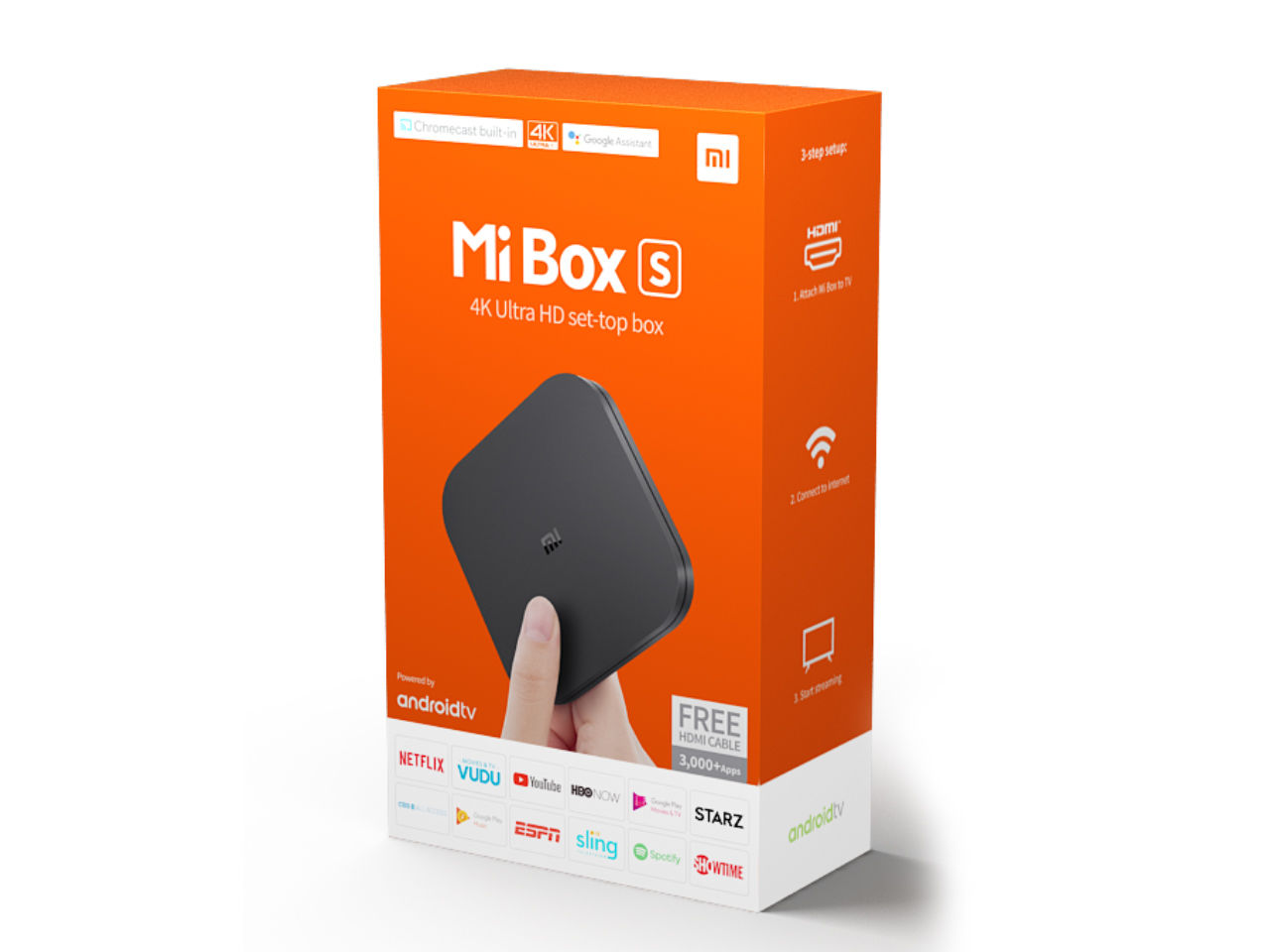 Xiaomi Mi Box S 4K (Новая модель 2019)Android TV Топовая ТВ-приставка,Хит  сезона !