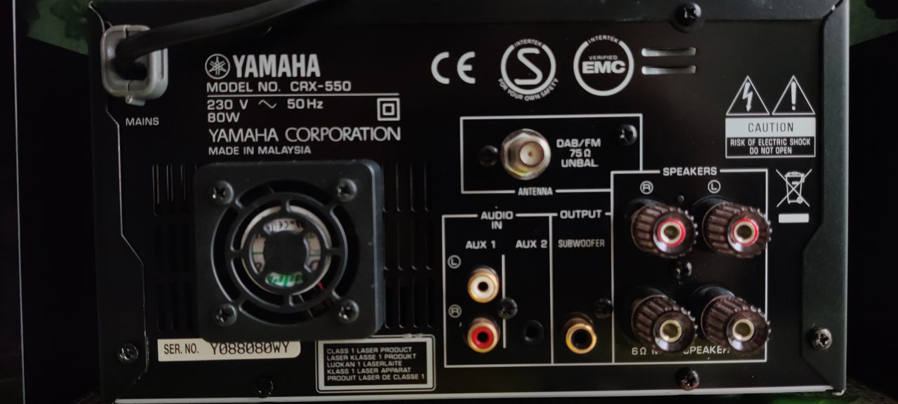 High quality HI-FI components Yamaha CRX-550 DAB Speakers Yamaha NX-E300 foto 14