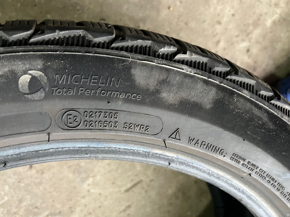 Продам 2 б.у шины 245/45 R18 Michelin Alpin 5 winter фото 7