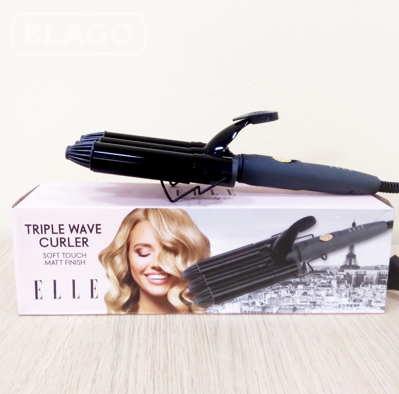 Placa de par triple wave curler soft touch matt finish.pret 390 lei