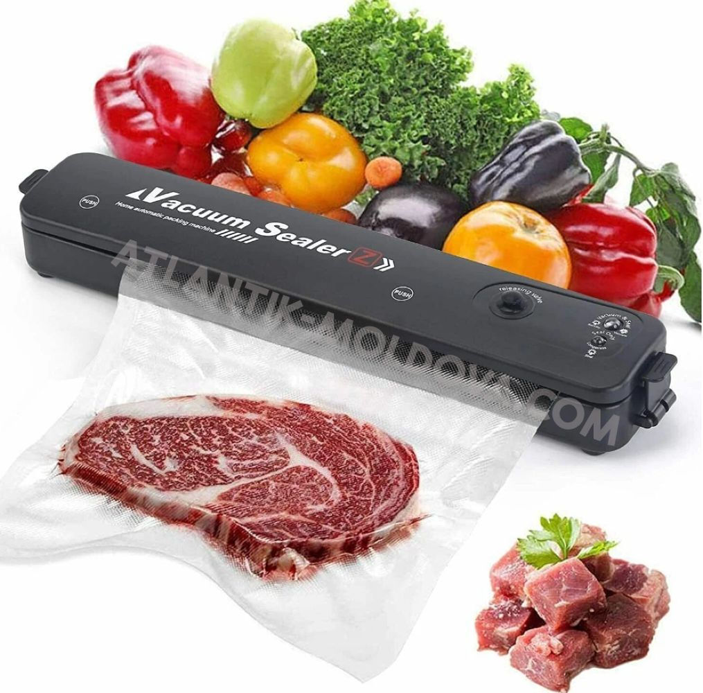 Автоматический вакуумный упаковщик для продуктов+60 пакетов. Бесплатная доставка фото 1